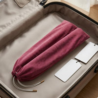 Mahjong Rack Pouch Scratch-Protective Velvet Drawstring Pouch Metal Cord Tips