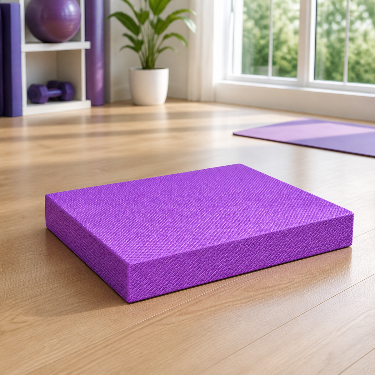 Foam Balance Pad for Stability Training, 40x33x5cm Thickened High, Central Training & Ab Wheel Pad
