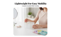 Multi-Compartment Vanity Tray Large Capacity Cosmetic Organizer Easy to Clean