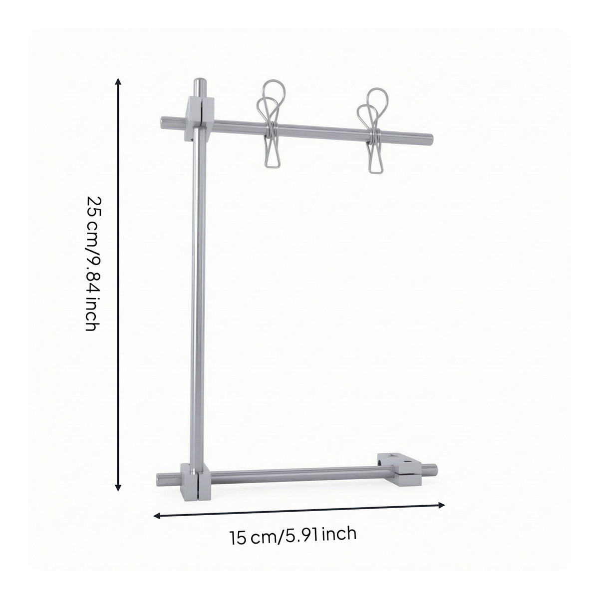 Desktop Photo Display Rack Binder Clips Picture Frame Holder Modern Minimalist