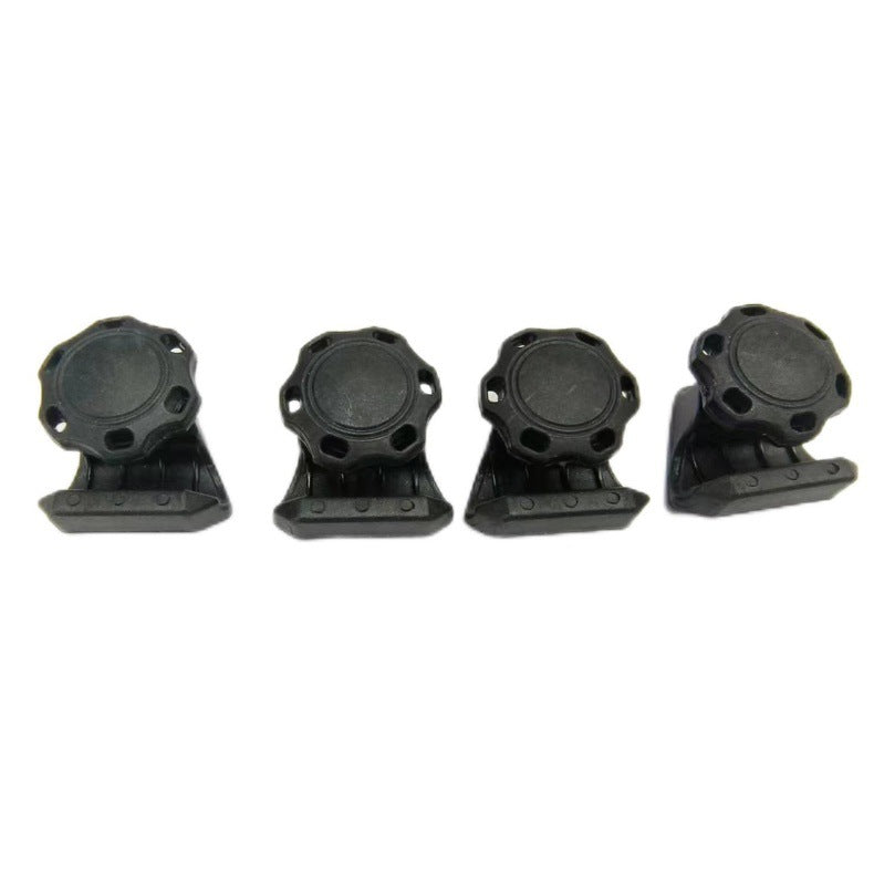 4-Piece Football Helmet Visor Fastener Kit with Screws and Nuts