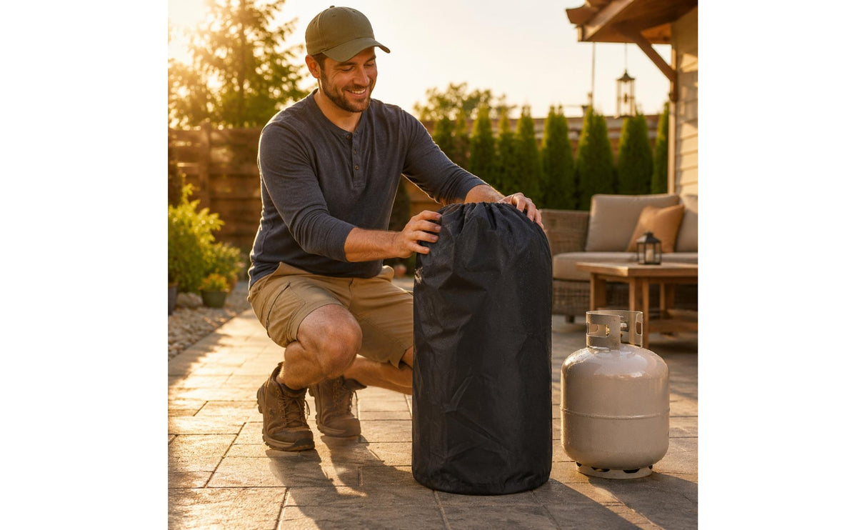 Gas Cylinder Cover Heavy Duty Cover Easy to Clean Exterior Protector
