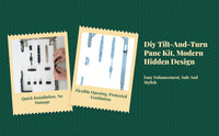 Tilt-turn aluminum casement hardware