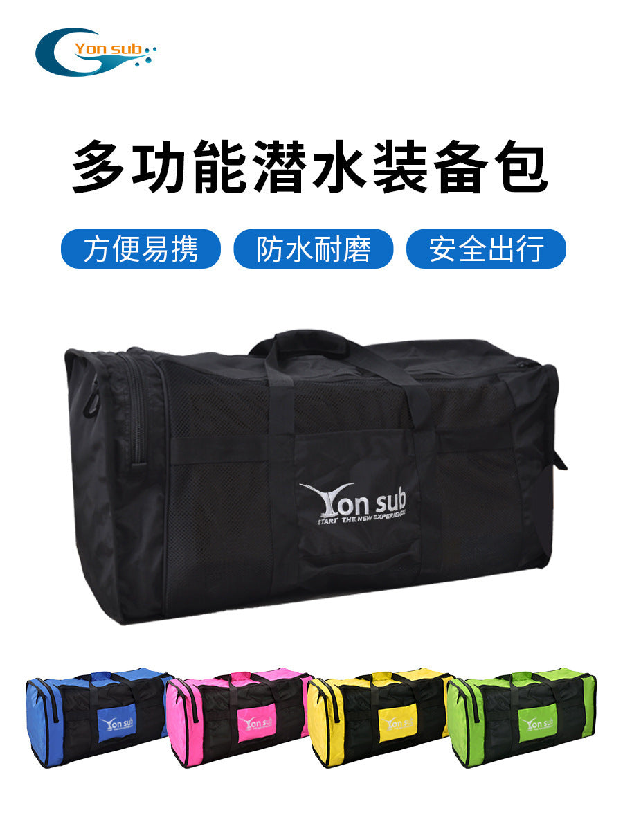 Large Capacity Mesh Diving Gear Bag for Fins and Equipment