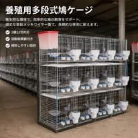 Bird Breeder Bird Cage Welded Wire Mesh 3-Tier 12 Compartments Galvanized Steel Wire 200x55x150cm Large For Pigeon Enthusiasts Breeding