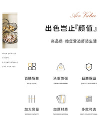 厨房台面蔬菜置物架双层菜篮子收纳架桌面灶台上葱姜大蒜水果架子