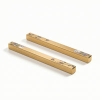 Brass Book Weights Golden Book Weight Heavy Duty for Reading, Artists, Readers