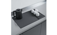 Drainage Design Coffee Appliance Mat Waterproof Silicone Coffee Mat Easy to Clean Food Grade for Tabletop