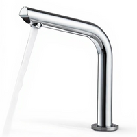 Infrared touchless faucet with mixer
