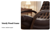 Modern Rocking Chair Relaxing Upholstered Rocking Chair Sturdy Frame Ergonomic Support for Seniors, Homeowners