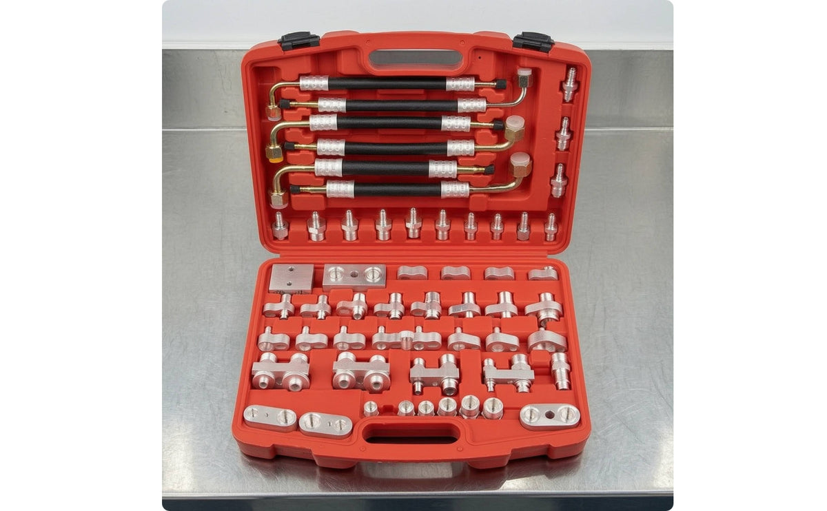 Automotive Air Conditioning Leak Test Organized Kit A/fastener Detection Kit Complete Tool Set for Garages