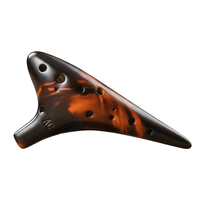 12 Hole Alto, Handcrafted Clay Instrument for Beginners, Easy to Play with Tutorial and Bag, Musical Instrument Gift