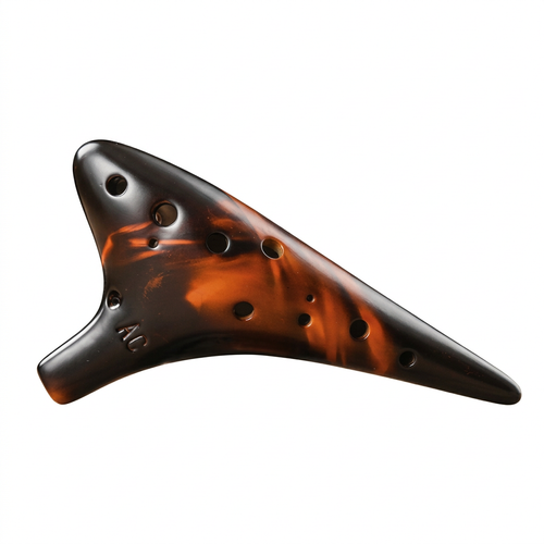 12 Hole Alto, Handcrafted Clay Instrument for Beginners, Easy to Play with Tutorial and Bag, Musical Instrument Gift