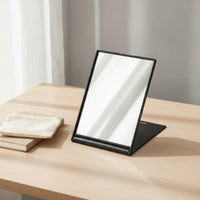 Foldable Mirror with Stand Compact Folding Vanity Mirror for Dorm Room, Travel