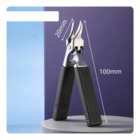 2 Pieces Angled Nail Trimmer Rust-Resistant-Rust Diagonal Nail Trimmer Easy