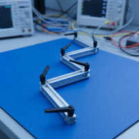 5 Pieces Adjustable Bracket with Locking Lever Lockable Connector Arm Extruded Hardware for Prototyping, Workshops