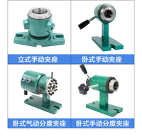 Horizontal Indexing Vertical Pneumatic Chuck Seat for Instrument Lathe, Models 15/20/25/32