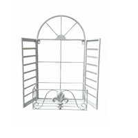 Arched opening Frame Rack Retro Design plant stand upright Display for Balcony