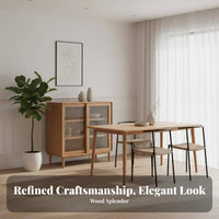 Sliding Door Storage Cabinet adaptable Use Sliding Door Credenza for Dining Room
