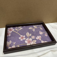 Chinese Design Tray Decorative Wildflower Serving Platter Fashionable