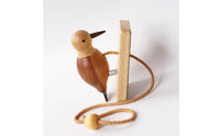 Wooden Door Chime Rustic Bird Door Chime Handcrafted Bird Ornament for Nature Lovers, Homeowners, Entryway, Porch