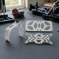 Motor Cooling Fin Bracket Aluminum Motor Mount with Fan Bracket Lightweight for Hobbyists