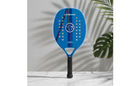 Coastal Paddle Tennis Racket Lightweight Design Coastal Paddle Tennis Paddle Non-Slip Grip EVA Core Paddle Racket for Amateur Enthusiasts, Beginners