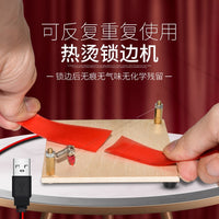 Fabric Edge Sealant Liquid with USB Hot Cutter and Silk Thread