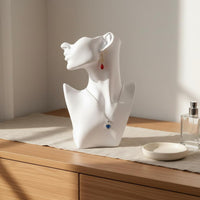 3 Pieces Necklace Bust Stand Easy to Clean Home Decor for Photo