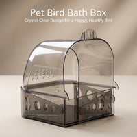 Bird Bath Cage Hanging Bathtub, Bath Cage Hooded Design, Supplies Parrot Bath Tub, Bird Bath Thicken - Image 4