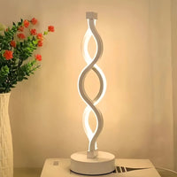 Spiral LED Table Lamp Energy Saving Spiral LED Lamp 3 Color Temperatures for Bar