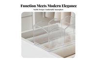 compartmentalized Storage Box Compartmentalized Drawer Organizer cleanable for Women, Students