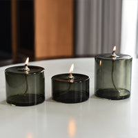 Creative Colorful Handmade Glass Candle Holder Oil Lamp European Decorative Home Ornament