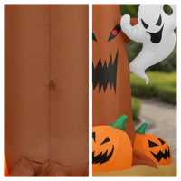 Outdoor Inflatable Tree Spooky Inflatable with LED Lights Inflate Yard Decoration Tall for Lawn
