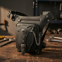 Thigh Bag with Waist Strap Adjustable Thigh Bag Wear-Resistant for Bikers