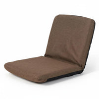 Foldable Design Adjustable Backrest Lounger Padded Cushion Adjustable Backrest Seat Space-Saving Floor Chair Cushy Cushioning for Students, Young Adults, Telecommuting Workers, Dorm Room, Bay Window, Small Apartments, Gaming Corner