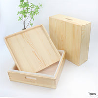 Soap Form with Wooden Box Reusable Silicone Soap Form Washable for Crafters, Diy Crafts
