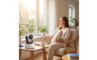Wireless Indoor Security Camera Distant Monitoring pan/tilt Camera Smart for Parents