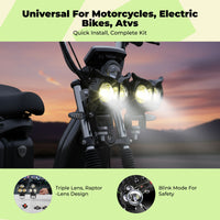 LED Headlight: High/Low Beam