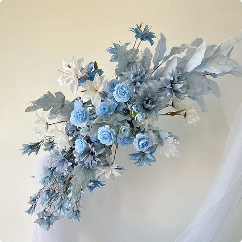 Aisle Floral Flower Authentic Artificial Floor Flower Realistic Wedding Arch Floral Swag for Event Planners, Photographers, Photo Photography, Banquet