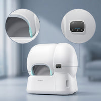 Anti-Scattering Automatic Cat Litter Box Smart Enclosed Cat Litter Box Splash-Proof Pet Supply Privacy for Cats, Home, Living Room