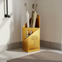Partitioned Umbrella Storage Rack Sturdy Steel Metal Umbrella Stand Stable