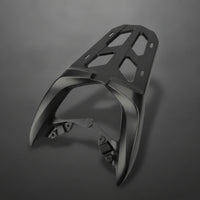 High Strength Rear Rack Bracket Corrosion-Resistant Rear Luggage Rack Weatherproof Motorcycle Cargo Carrier Sleek for Touring