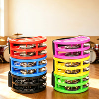 Set of 6 Double-Row Foot Shakers for Musical Instruments