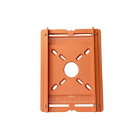 Router Base Plate with Side Rails Accurate Router Template Plate Engraved for Woodworkers, Workshops