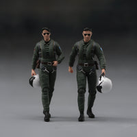 Pilot Model with Helmet Lifelike Miniature Sturdy for Desk