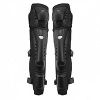 2 Pieces Motorcycle Knee Shin Guards Impact Resistant Motocross Leg Guards Shock Absorbing Motocross Leg Protectors for Skaters, Skateboarding, Skiing