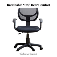 Mesh spine Task Chair Height Adjustable Office Furniture Breathable spinerest
