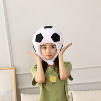 Football Plush Headgear Hat for Photo Props and Costume
