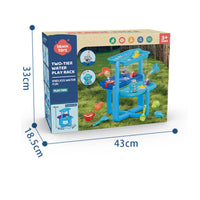 Summer Two-Tier Water Table Activity Water and Sand Table Indoor Sensory Playset Interactive for Backyard